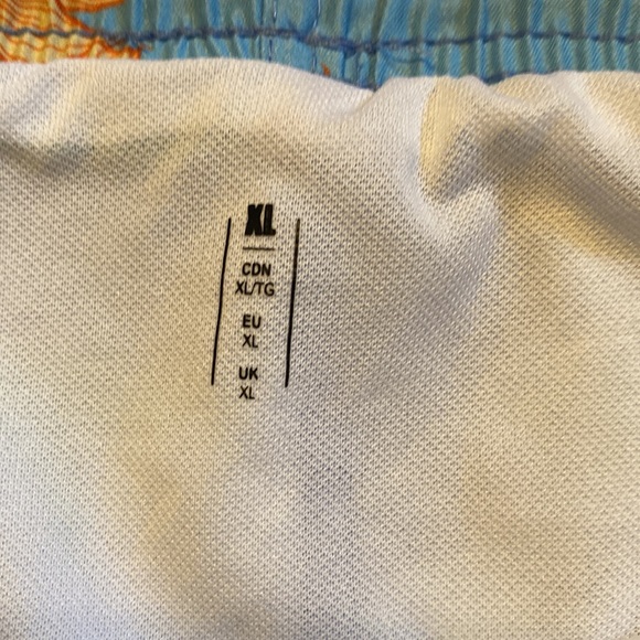 Men’s Carolina blue swimming trunks size XL - Picture 2 of 3